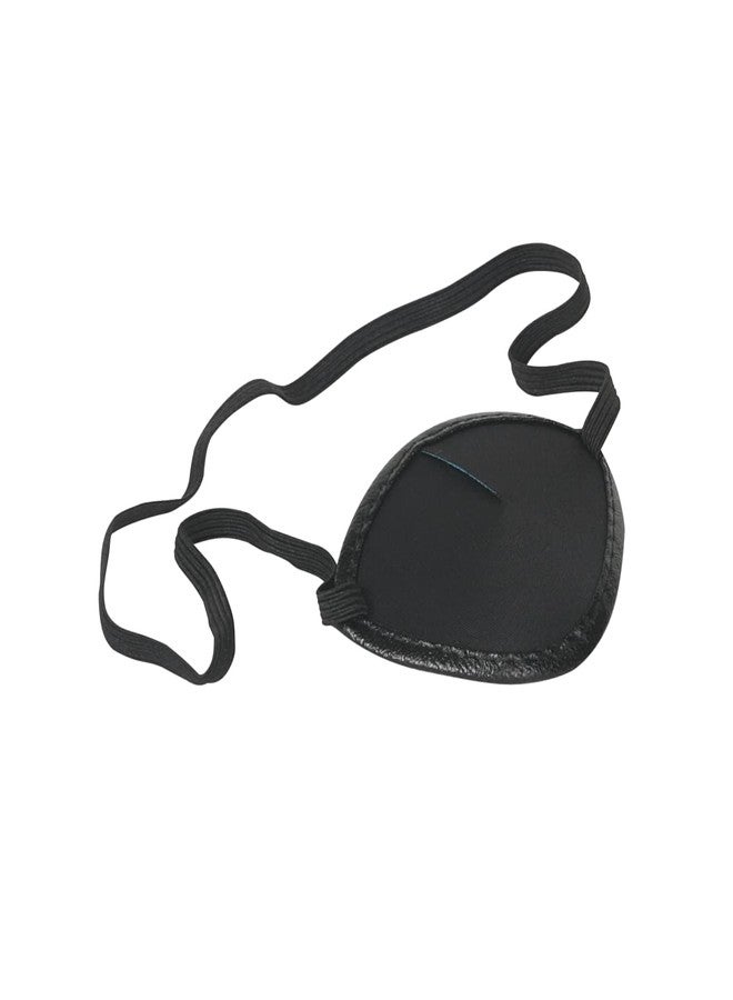 Flents Eye Patch, Black, Concave Shape for Pressure-Free Comfort, One Size Fits Most, Lightweight & Adjustable Strap, Ideal for Eye Protection, Amblyopia Treatment, or Post-Surgery Recovery - Image 1